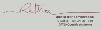 Joan Mercadal en la Galeria Retxa